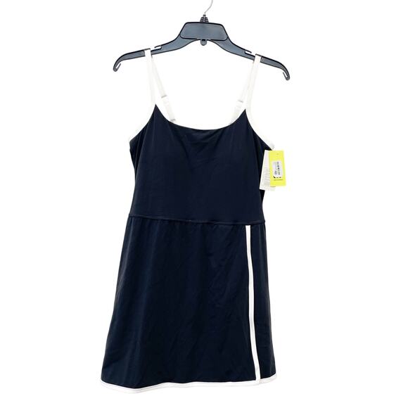 All In Motion Women's Everyday Soft Wrap Active Dress Black Size Large - Picture 2 of 6